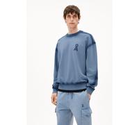 ARMEDANGELS EMAAL GMT DYE SPRAY Herren Sweatshirt aus Bio-Baumwolle nightshadow washed L