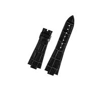 EMAIGlPO Echtleder-Uhrenarmband, 12 mm, passend for Tissot PRX Serie T137.407/410 Super Player, Ersatz-Armband for Herren, Sportarmband, Gürtel(Black)