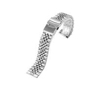 EMAIGlPO Edelstahlarmband mit geradem Ende, passend for Jubilee SKX007/009, Metall-Uhrenarmband, 18 mm, 19 mm, 20 mm, 21 mm, 22 mm, 23 mm, 24 mm