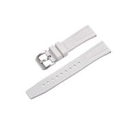 EMAIGlPO Fkm Gummi-Uhrenarmband, 20 mm, 22 mm, Uhrenarmband, Fluorkautschuk, passend for traditionelles Tauchuhren-Zubehör(White,22mm)