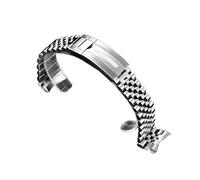 EMAIGlPO Passend for Pagani Design 316L-Armband, silbernes Jubiläumsarmband, geeignet for PD1661 PD1662, 20 mm, wasserdichtes Armband(FIveBeadStrap)