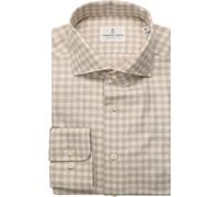 Emanuel Berg Casual Sartorial Modern Fit Hemd beige, Kariert