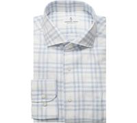 Emanuel Berg Casual Sartorial Modern Fit Hemd hellblau, Kariert