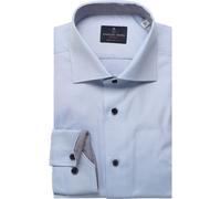 Emanuel Berg Premium Luxury Modern Fit Hemd blau, Einfarbig