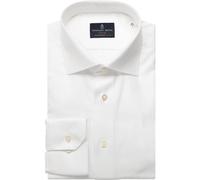 Emanuel Berg Premium Luxury Modern Fit Hemd weiss, Einfarbig