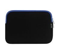 emartbuy Schwarz/Blau Wasserdicht Neopren weicher Reißverschluss Kasten Abdeckung Sleeve Mit Blau Interieur und Zip Geeignet Für Lenovo Yoga 510 2 in 1 Laptop 14 Zoll (13-14 Zoll Notebook)