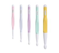 EMASDGEY 5 Stück 8/10/12/15/20 mm Häkelnadel-Set Bunte Stricknadel Ergonomische Nadel Zubehör