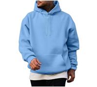 EMATOP Kapuzenpullover Herren Casual Sport Hoodie Langarm Leicht Sweatshirt mit Kapuze Pullover Bequemes Einfarbig Langarmshirt Longpullover 2024 Winter Pulli Oberteile für Männer Outwear