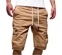 EMATOP Kurze Hosen Herren Shorts Herren Baumwolle Freizeithose Sommer Chino Shorts Herren mit Taschen Sporthose
