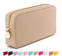 Embla Kosmetiktasche - Make-up-Tasche, Reisetasche, Kulturbeutel, niedlicher Make-up-Organizer, Nylon-Reißverschlusstaschen, rosa Schwarze Münzbörse, Aufbewahrungstasche, Kosmetik-Organizer,