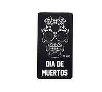 Emblem 3D PVC Dia de Muertos schwarz #16012