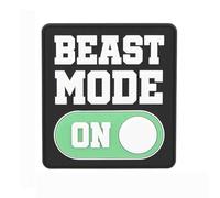 Emblem 3D PVC Patch Beast mode ON