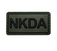 Emblem 3D Rubber Patch NKDA oliv/schwarz