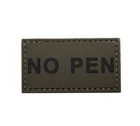 Emblem 3D Rubber Patch NO PEN oliv/schwarz