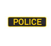 Emblem 3D Rubber Patch Police