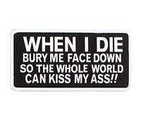 Emblem 3D Rubber Patch When I Die #6105