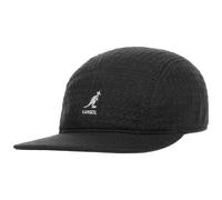 Kangol Embossed 5 Panel Cap Basecap Baseballcap Flat Brim Damen - mit Schirm Winter Herbst-Winter - One Size schwarz