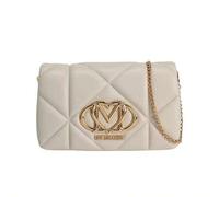 Embossed Quilted Women's Crossbody Bag Ivory