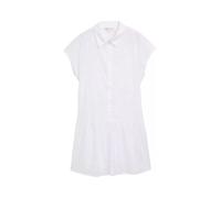 TOM TAILOR DENIM - Mini-Blusenkleid mit Stickereien White XS