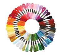 Embroidery Floss Set, Friendship Bracelet Polyester-cotton Thread, Rainbow Colorful Thread, 40 Strands Variety, Ideal For Crafting, Designing, Quilting, Decorating
