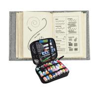 Embroidery Stitche Book | DIY-Stichbücher-Set Embroidery Book DIY-Stickbuch-Set Aus Hochdichtem Leinen Mit 143 Stichen: Schritt-für-Schritt Anleitungen & Näh-Übungsleitfaden Für Hobby, Bastel