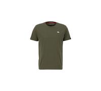 Alpha Industries Embroidery T-Shirt Größe XS - Dunkelgrün