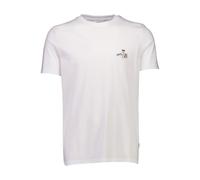 Lindbergh Relaxed Fit T-Shirt Rundhals White Lotus, Einfarbig