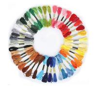 embroidery thread 12/50 Kreuzstich-Baumwoll-Stickgarn, Zahnseide, Nähstränge, Basteln, Kreuzstich nicht wiederholen für Stickereien Enthusiasten und Anfänger(50 Color no repeat)