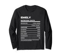 Emely Durchschnittliche Nährwerte Name Lustig Langarmshirt