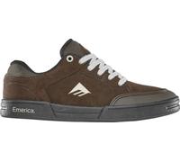 Emerica Heritic - kühner Skate-Look, verstärkte Cup-Sohle, gedämpftes Gefühl, Alltagssneaker, Braun, Schwarz, Tan, 43 EU