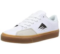 Emerica Herren Temple Low Top Skate Schuh, Weiß/Gum, 40 EU