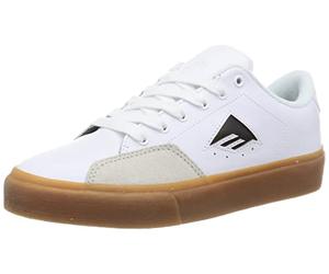 Emerica Herren Temple Low Top Skate Schuh, Weiß/Gum, 40 EU