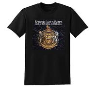 Emerson Lake Palmer Live Mens T-Shirt Unisex Mens Black XL