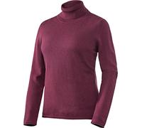 Emilia Parker Damen Kaschmir-Seide Rollkragenpullover, weicher Strickpullover für Frauen, Ganzjahres-Pullover, Schwarz, Gr. 38-48