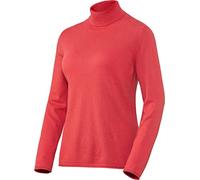 Emilia Parker Damen Kaschmir-Seide Rollkragenpullover, weicher Strickpullover für Frauen, Ganzjahres-Pullover, Schwarz, Gr. 38-48