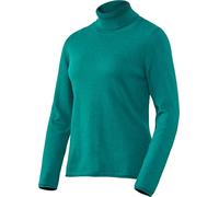 Emilia Parker Damen Kaschmir-Seide Rollkragenpullover, weicher Strickpullover für Frauen, Ganzjahres-Pullover, Türkis, Gr. 46