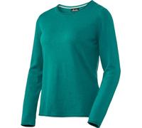 Emilia Parker Damen Kaschmir-Seide Rundhalspullover in Schwarz, weicher Strickpullover für Frauen, Ganzjahres-Pullover, Türkis, 42