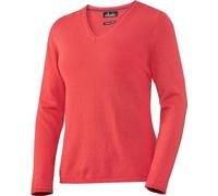 Emilia Parker Damen Kaschmir-Seiden-V-Pullover, weicher Strickpullover für Frauen, Ganzjahres-Pullover, Schwarz, Gr. 38-48
