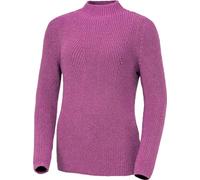 Emilia Parker Damen Pullover, Figurfreundlicher Strickpullover aus Baumwolle mit Stehkragen, Langarmshirt hüftlang, vielseitig, pflegeleicht, Beere, Gr. 38