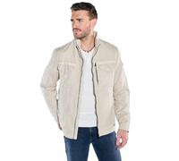 emilio adani Herren Herren Jacke mit Leinenanteil, Naturweiss, 38847, Naturweiss in Größe 56
