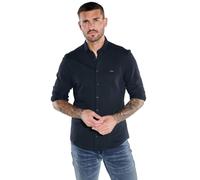 emilio adani Herren Herren Langarm-Hemd aus Jersey, Marineblau, 39606, Marineblau in Größe XXL