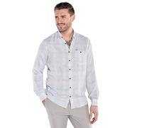 emilio adani Herren Herren Langarm-Hemd kariert, Oliv, 38482, Oliv in Größe XXL