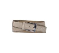 emilio adani Herren Herren Ledergürtel, Beige, 40580, Beige in Größe 115