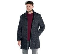 emilio adani Herren Herren Mantel, Schwarz, 39393, Schwarz in Größe 52