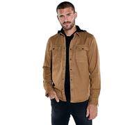 emilio adani Herren Herren Overshirt aus Twill Slim fit, Cognac, 37229, Cognac in Größe XXL