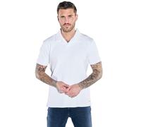 emilio adani Herren Herren Polo-Shirt strukturiert, Reinweiss, 38932, Reinweiss in Größe XXL