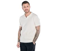 emilio adani Herren Herren Polo-Shirt Uni, Braunbeige, 38319, Braunbeige in Größe L