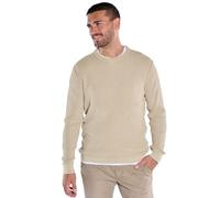 emilio adani Herren Herren Pullover strukturiert, Beige, 39230, Beige in Größe XXL