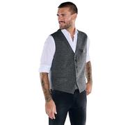 emilio adani Herren Herren Sakko-Weste Slim fit, Dunkelgrau, 37583, Dunkelgrau in Größe 50