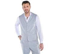 emilio adani Herren Herren Sakko-Weste Slim fit, Hellblau, 38465, Hellblau in Größe 52